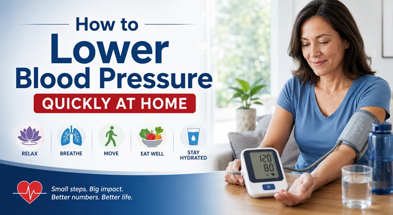 How to Lower Blood Pressure Quickly at Home