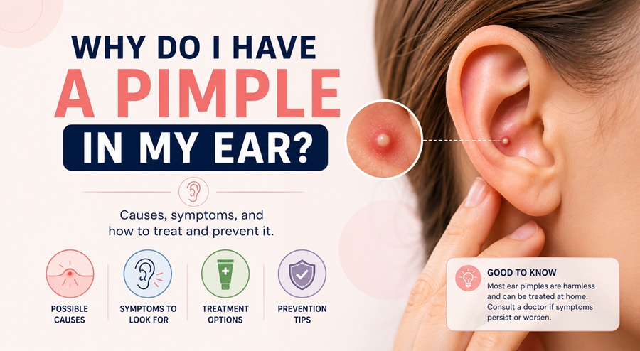 Why Do I Have a Pimple in My Ear