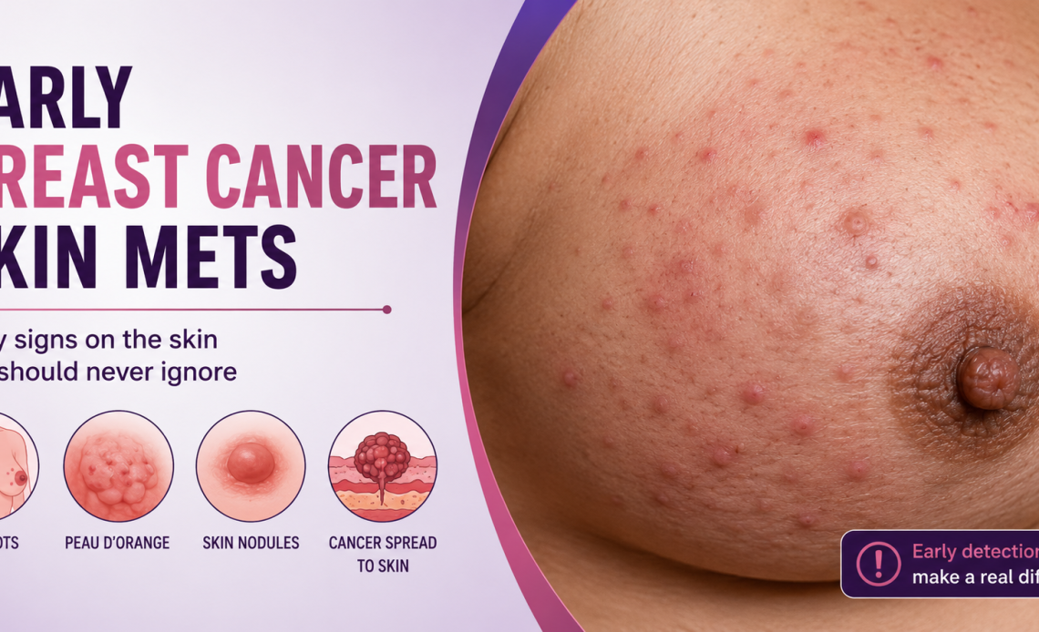 early breast cancer skin mets