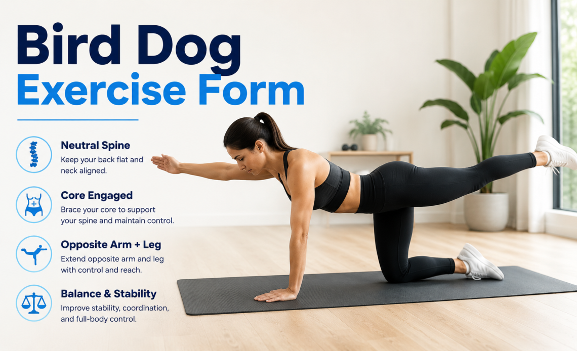 Bird Dog Exercise Form